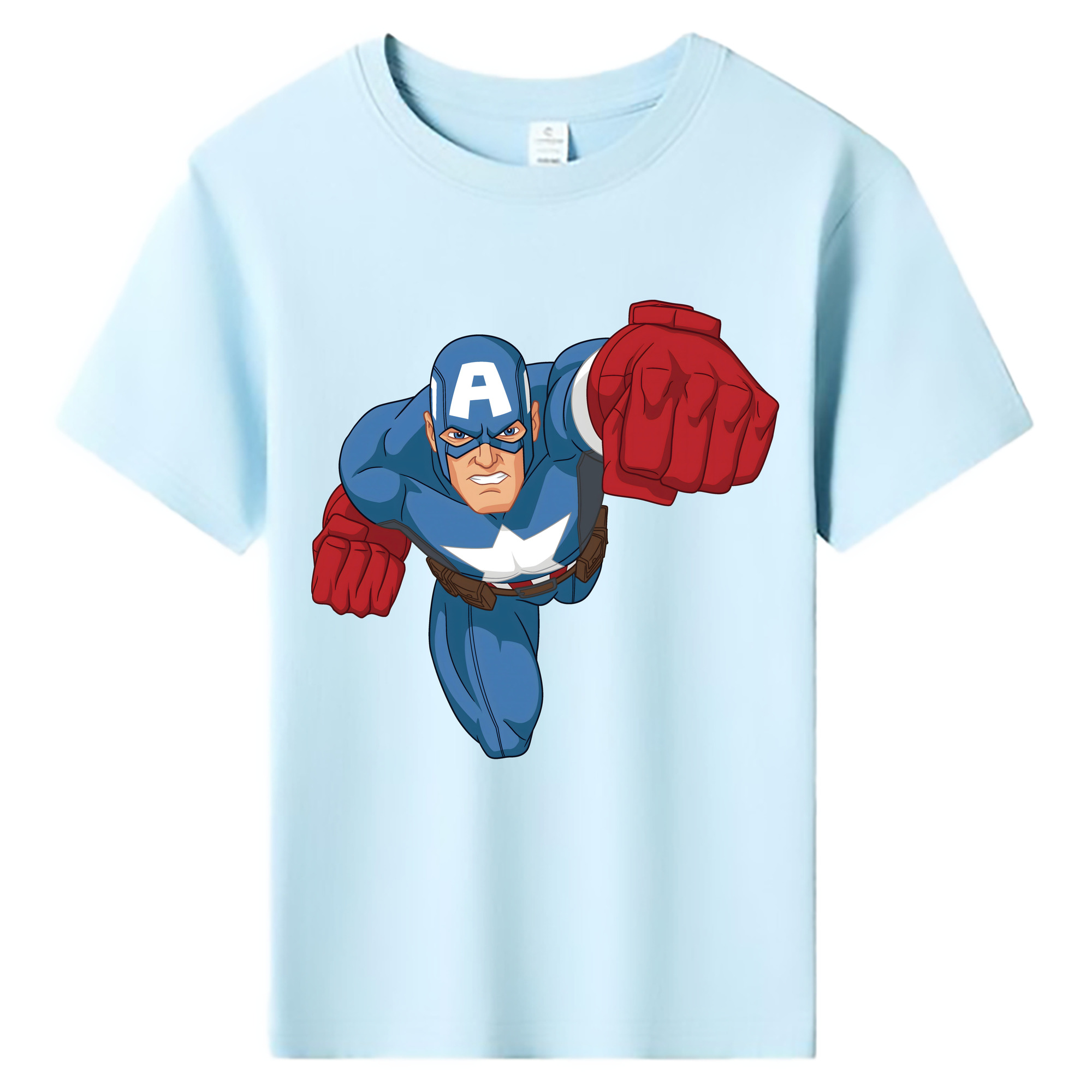 （画像用） アベンジャーズ The Avengers 綿100％キッズTシャツ（フロントプリント）